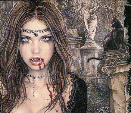 Gif animé gothique vampire